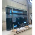 Architectural tempered glass walls