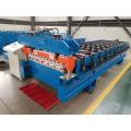 Trapezoidal roof and wall metal roll forming machine