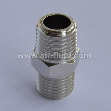 Brass Hex Male BSP/BSP Nipple Adaptor