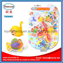 Kinder Cartoon Ente &amp; Affe Wasserspray und Angeln Spiele Spielzeug
