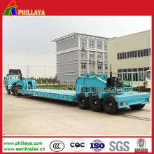 Muti-Axles Low Bed Beam Concave Construction Machine Trailer