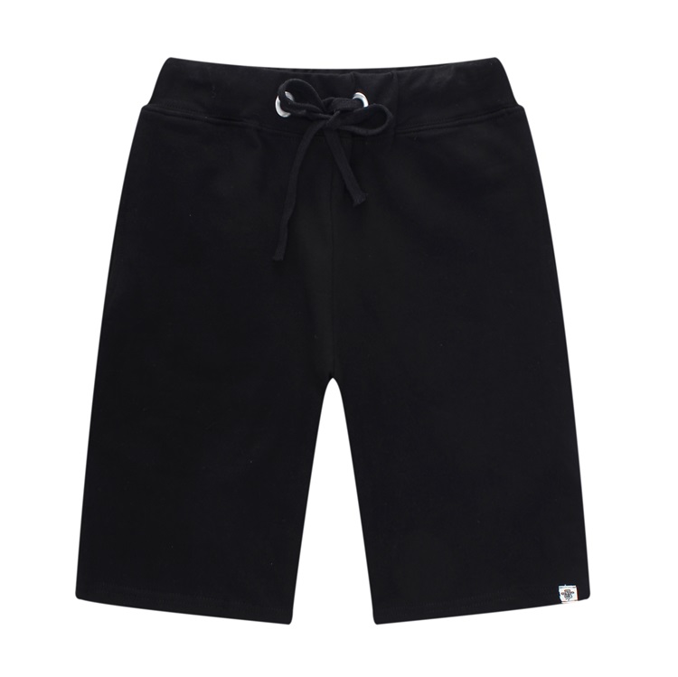 Black Cotton Shorts