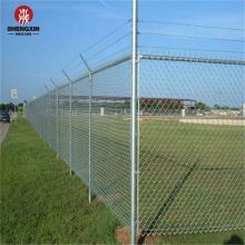 Galvanized Diamond Wire Mesh Chain Link Fence