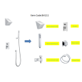 Concealed Thermostatic Mixer Shower Set