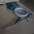 Insertion type thermal gas mass flow meter