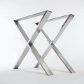 680*710mm Stainless Steel Metal Table Leg-X Frame Style