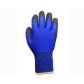Hiver, gants de travail avec 3/4 recouvert de noir Sandy Nitrile sur la paume (N1612)
