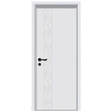 Hot Sale PVC White PVC Wooden Doors para casa