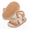 Fashion Leopard Leather Boys Baby Sandals