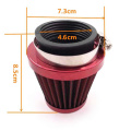 Motorcycle mushroom head air filter