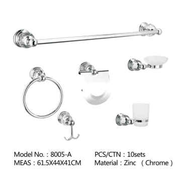 Bathroom Accessories Zinc Alloy Towel Bar Wall Mount