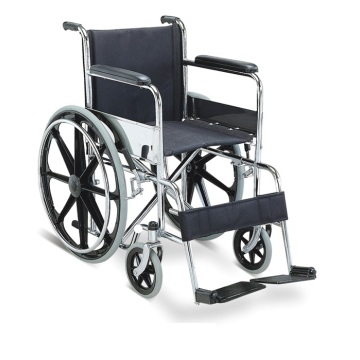 Boa qualidade de aço inoxidável dobrável cadeira de rodas desative