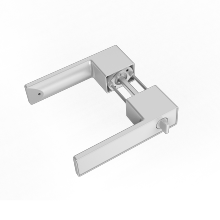 Doppelseitiger Aluminium -Türgriff Set