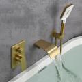 Concealed Wall Tub Faucet Set with Hand Shower