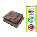 Outdoor DIY flooring tiles wood plastic composite wpc decking