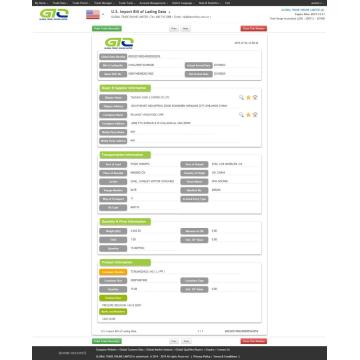 Reducing Pressure Valve USA Import Data Sample