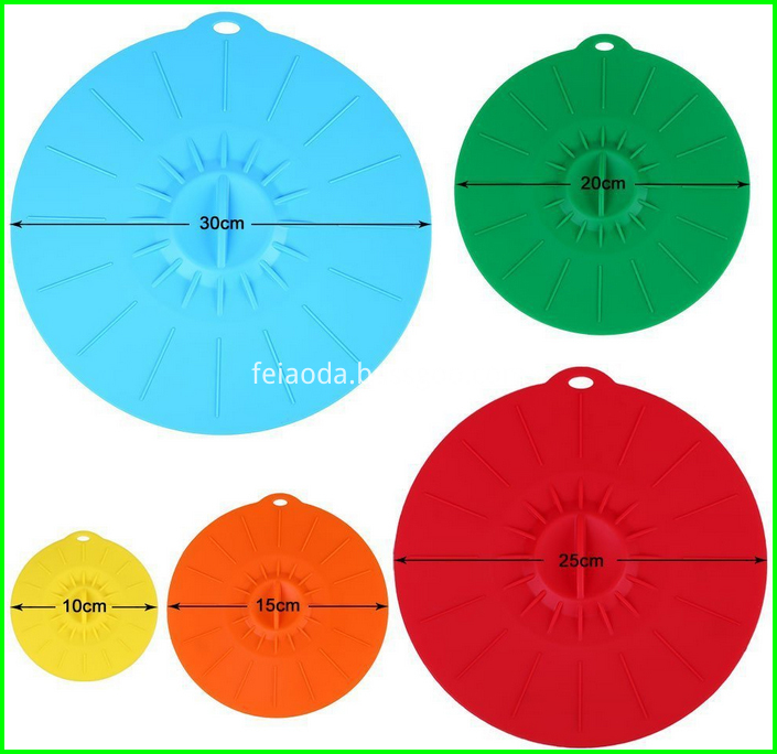 Flexibiel Sealing Wholesale Silicone Lid Set 