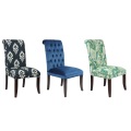 American Style Restaurant Linen Fabric Dining Chairs