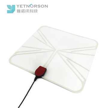 China Wholesale Ultra-thin Omnidirectional Amplified Digital Indoor HDTV Antenna Ubiquity