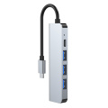 5 em 1 USB3.0 Hub USB tipo C