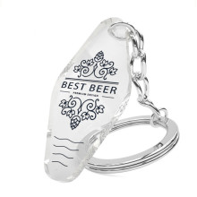 Exporters Acrylic crystal ring key chain