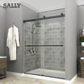 SALLY Bathroom Bathtub Double Sliding Bypass Shower Doors