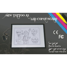 Nouveau panneau de copie de tatouage réglable de traçage de commutateur tactile LED A3