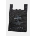 Cheap OEM печатный жилет автомобильная сумка пластиковый супермаркет футболка футболка