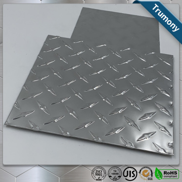 Aluminium Checkered Plate Embossed Five Bar Tread Sheet