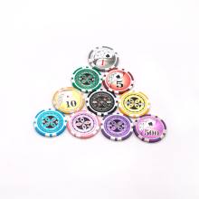 Hologram Sticker Casino ABS Metal Slug poker Chips