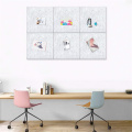 Flat Pattern Polyester Acoustic Felt Pin Board