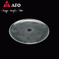 ATO Wholesale round clear glass dinner decor plate