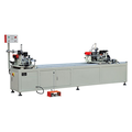 Aluminum two head corner crimping machine