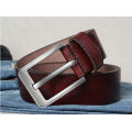 Original pure cowhide top sale men leather belt