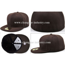 Custom blank flex fit baseball flat brim cap