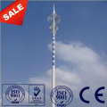 Galvanized 36M Communication Tower with Antennas