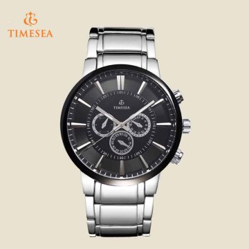 Homens Moda Assista Casual Quartz Relógio De Pulso 72365