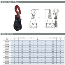 2 Ton bis 30 Tonne Snatch Block