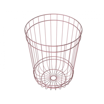 Bathroom metal storage basket