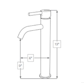 Single Handle Faucet Hot and Cold water