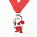 Medalha de Papai Noel de metal atacado