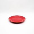 Red Colored Ceramic Enamel Bowl Custom Salsa Bowls