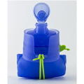 Foldable Silicone Sports Bottle With Nozzle Lid