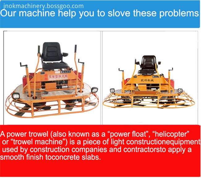 Construction Tools Smoothing Power Trowel Machine 