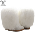 Fashion Sheepskin Wool Lining Fluffy Winter Boots Women