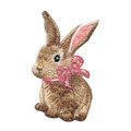 Custom Easter Rabbit Twill Embroidery Patches