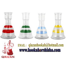 Hottest Shisha moyen coloré verre narguilé bouteille