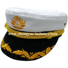 Wholesale cotton custom uniform sailor captain cap hat