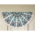 new design cotton wall tapestry / round beach towel with tassel