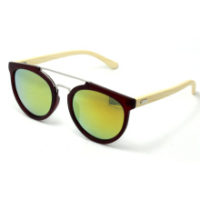 Bamboo Sunglasses PC+ Bamboo Sunglasses with Mirror Sunglasses (150205fs)